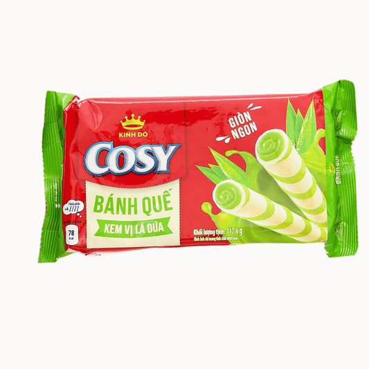 Cosy Pandan Cream Waffle Rolls