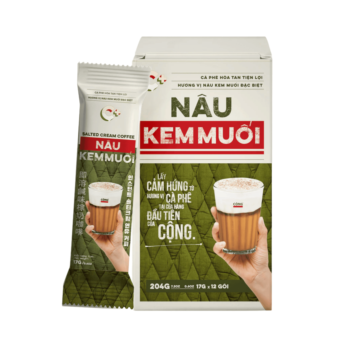 salt vietnamese coffee with milk