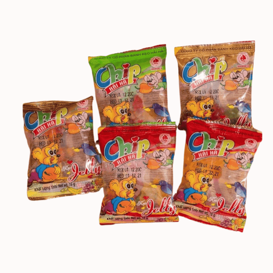 Hai Ha Chip Gummy-Fruit Flavoured (5 bags)