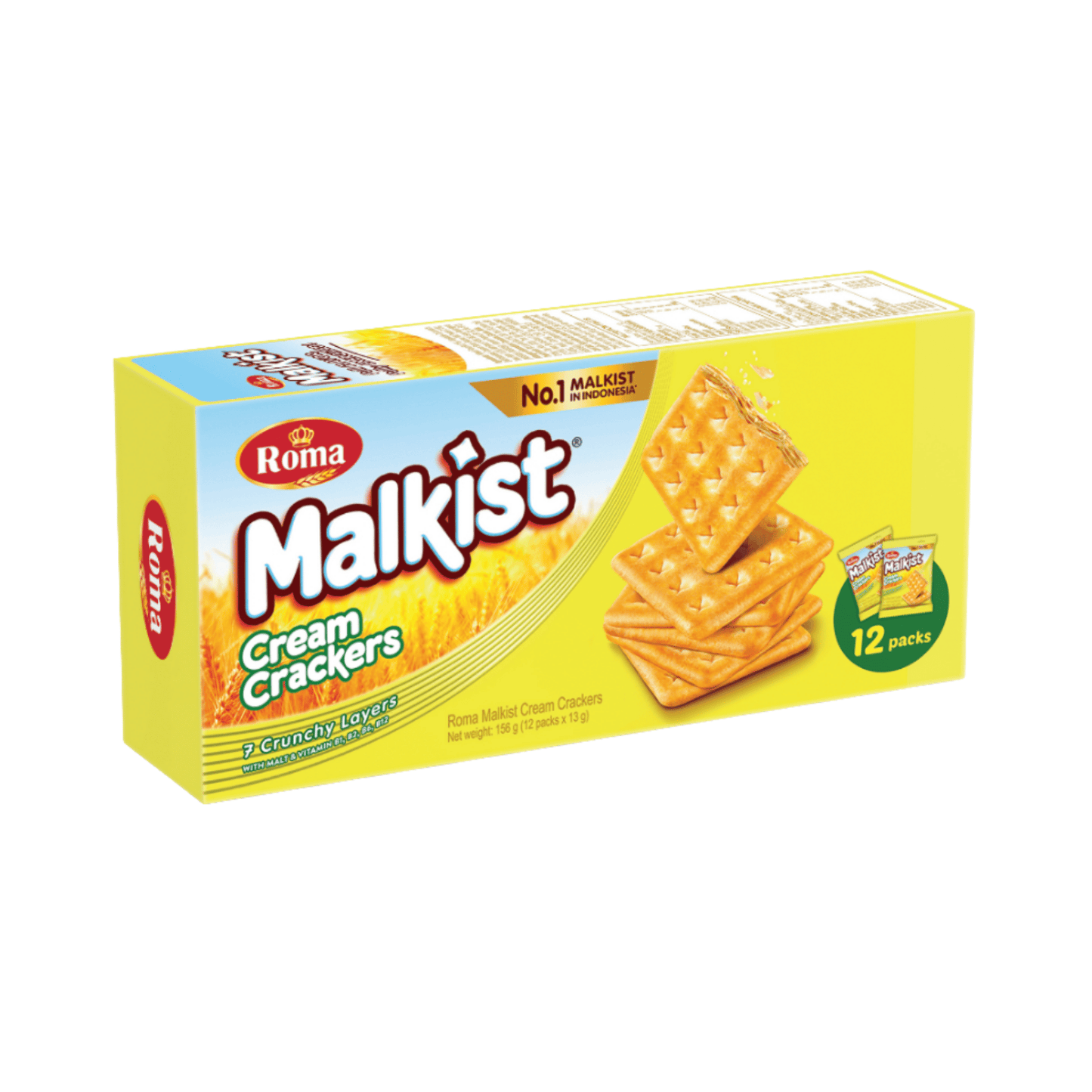Roma Malkist Cream Crackers (Bánh Quy Giòn Roma Malkist)