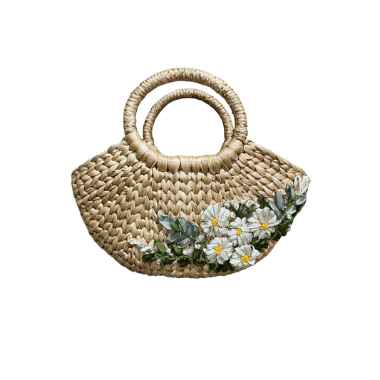 Handwoven Rattan Bamboo Bag (Túi Xách Mây Đan Tre)