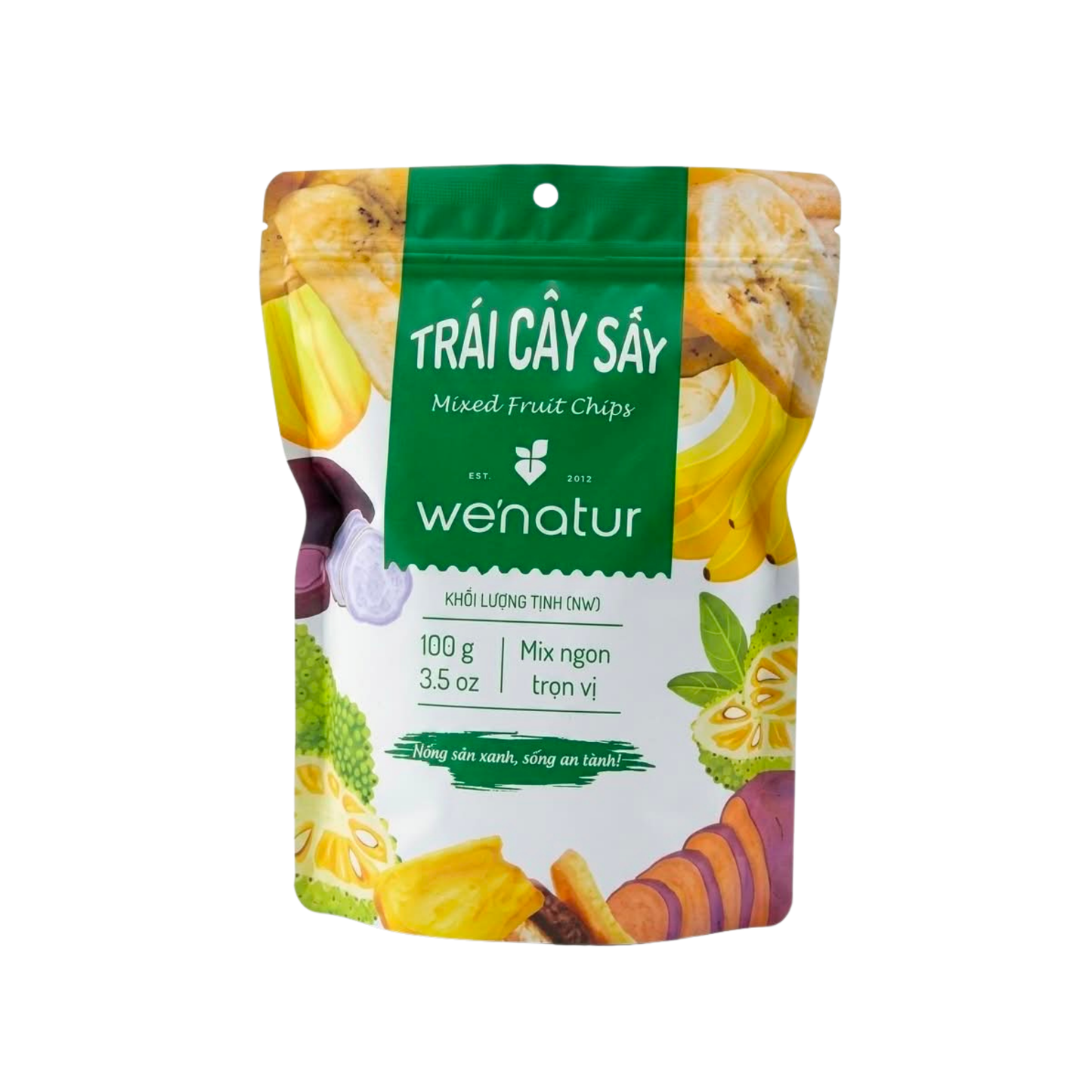 🍍 We’natur Unsweetened Mixed Dried Fruits (100g)