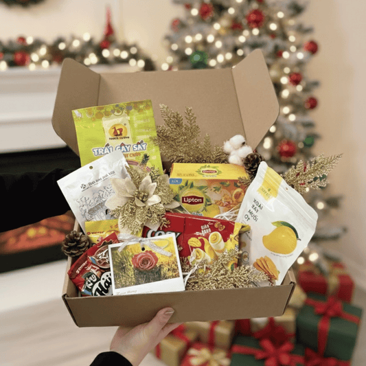 Vietnamese Gift Basket/ Box - GOLDEN PROSPERITY - THỊNH VƯỢNG