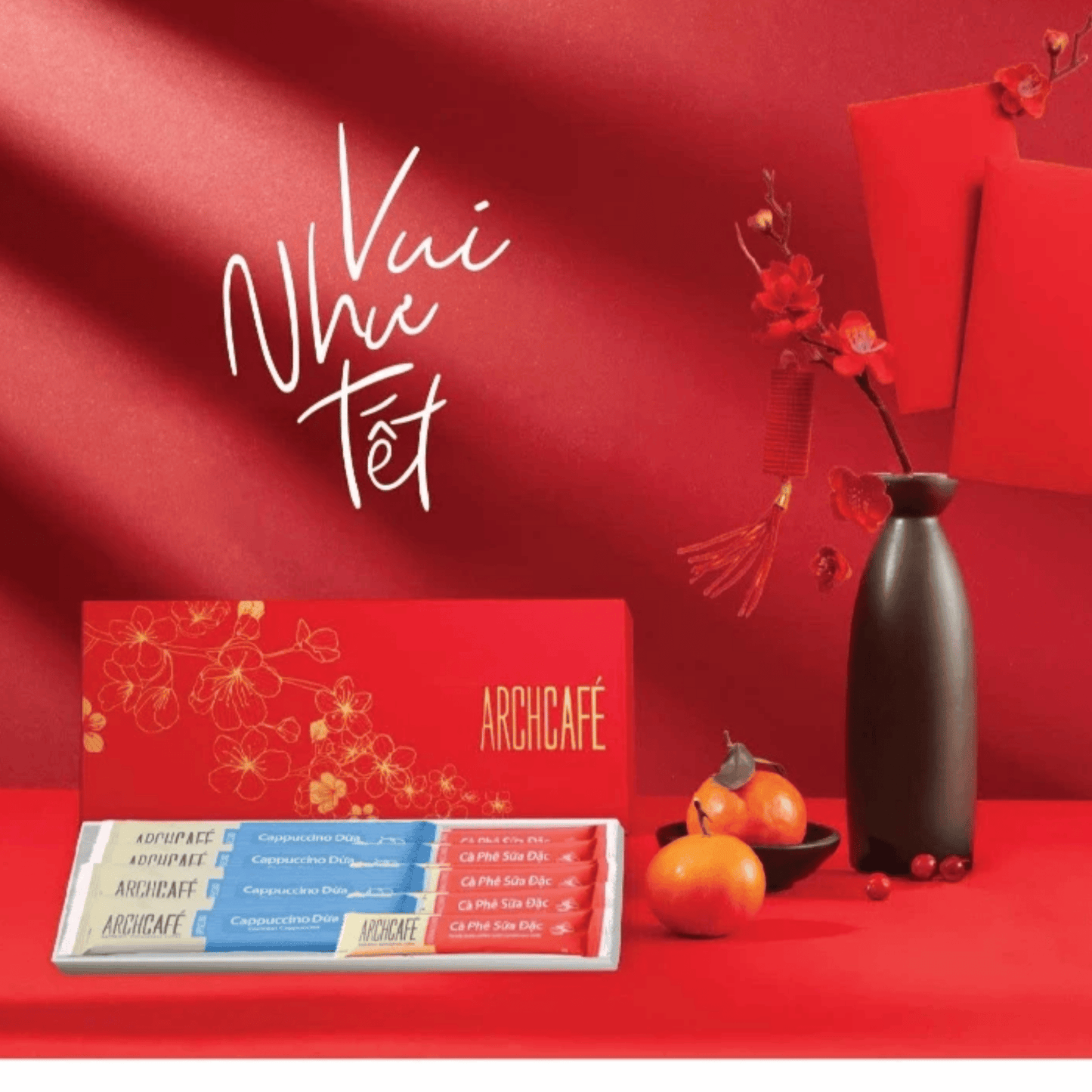 ARCHCAFE Tết 2026 Gift Box – Vietnamese Instant Coffee Gift Set
