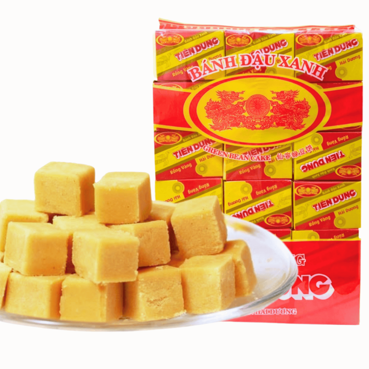 Banh dau xanh green bean cake