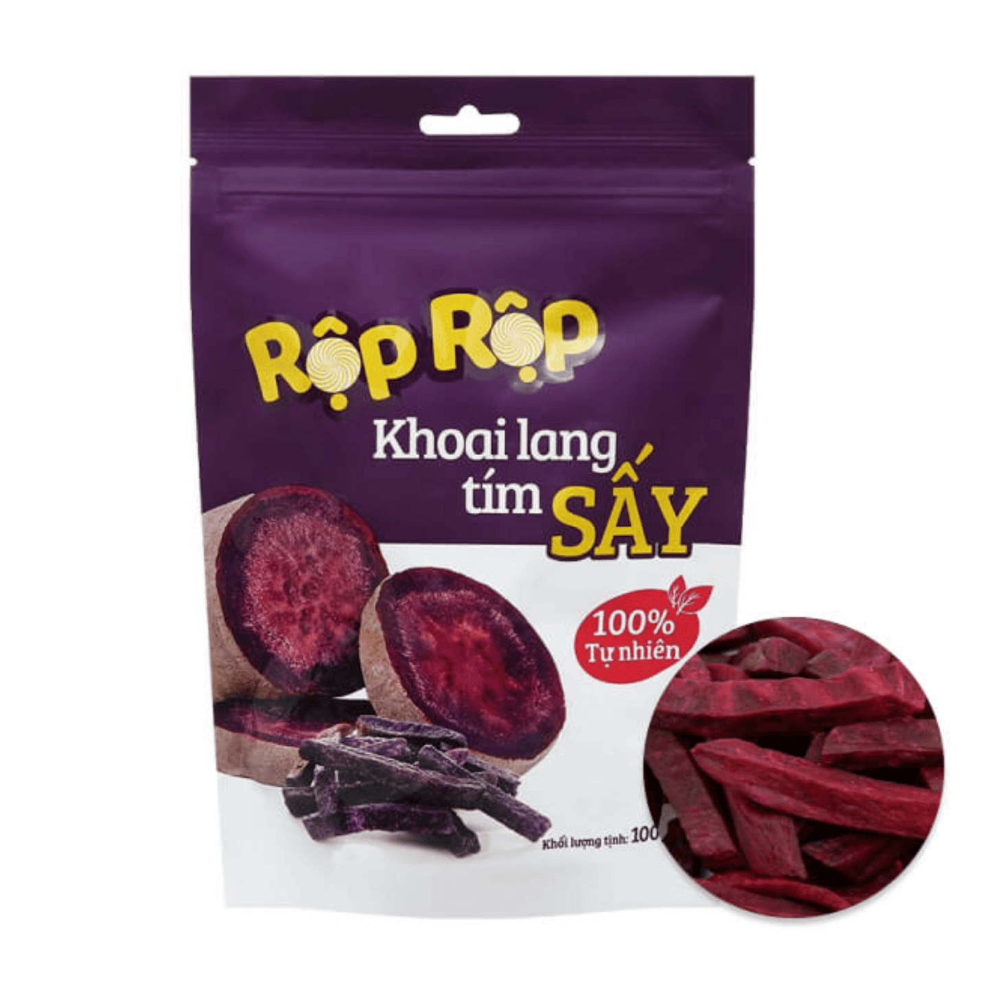 Crispy Purple Sweet Potato Chips