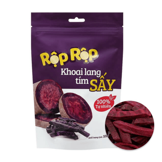 Crispy Purple Sweet Potato Chips