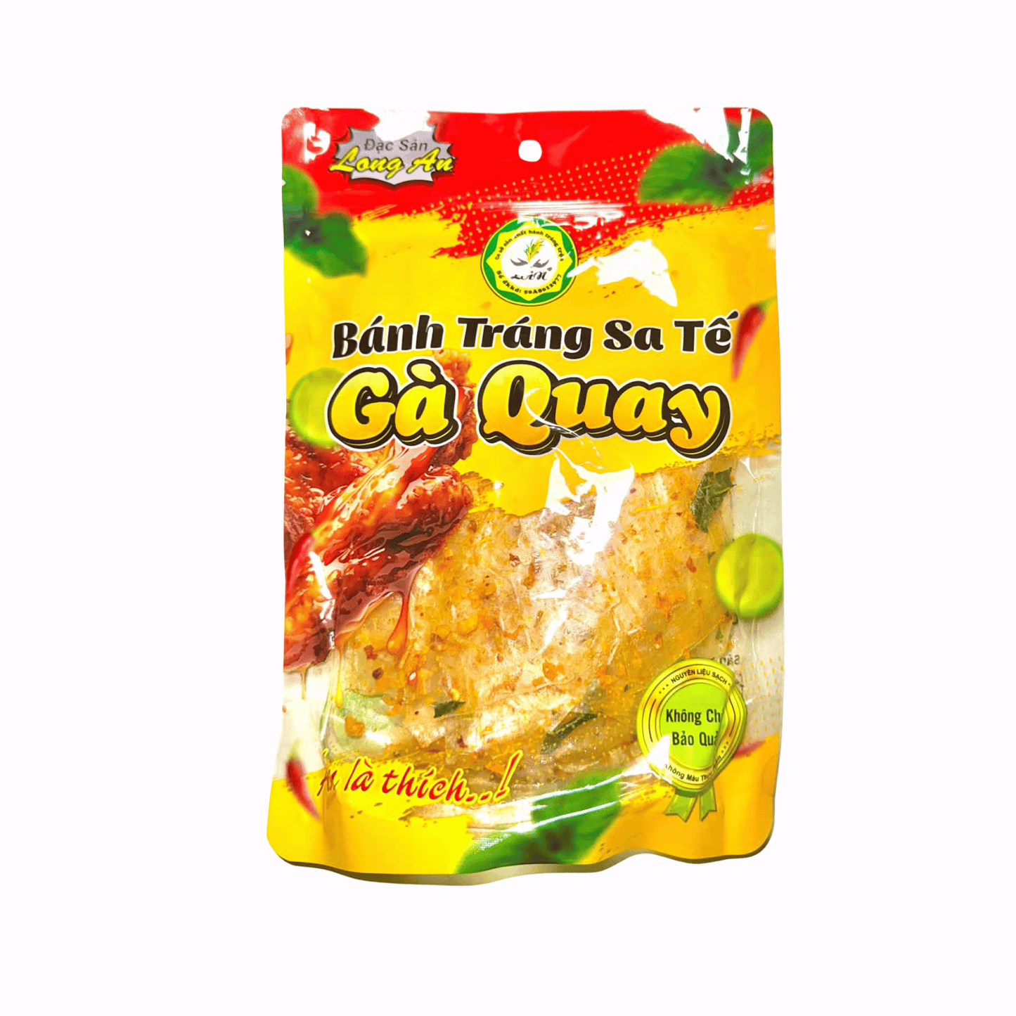 Grilled Chicken Chili Rice Paper (Bánh Tráng Sa Tế Gà Quay)