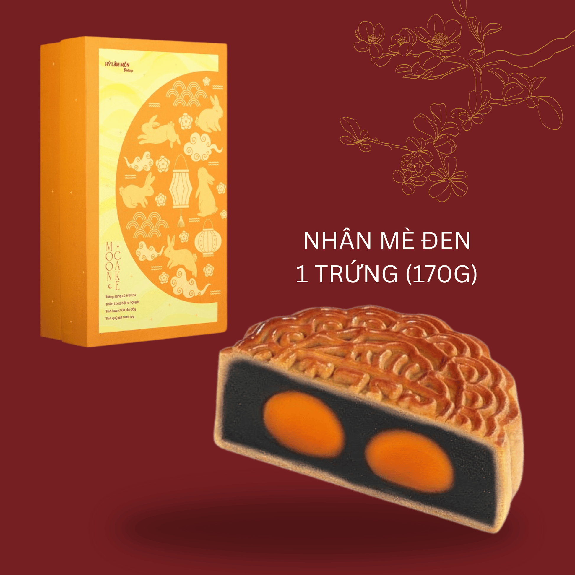 Moon cake black sesame 