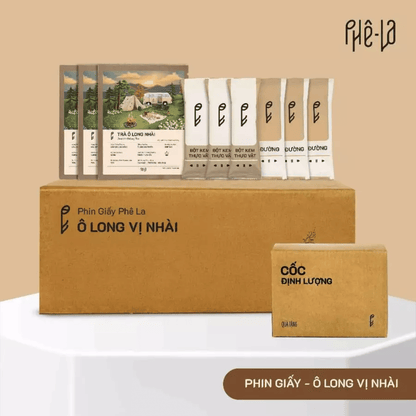 Phê La Jasmine Oolong Milk Tea (10 Sachets) - Trà Ô Long Nhài Sữa (Hộp 10 gói) [PRE-ORDER item est available in late April]