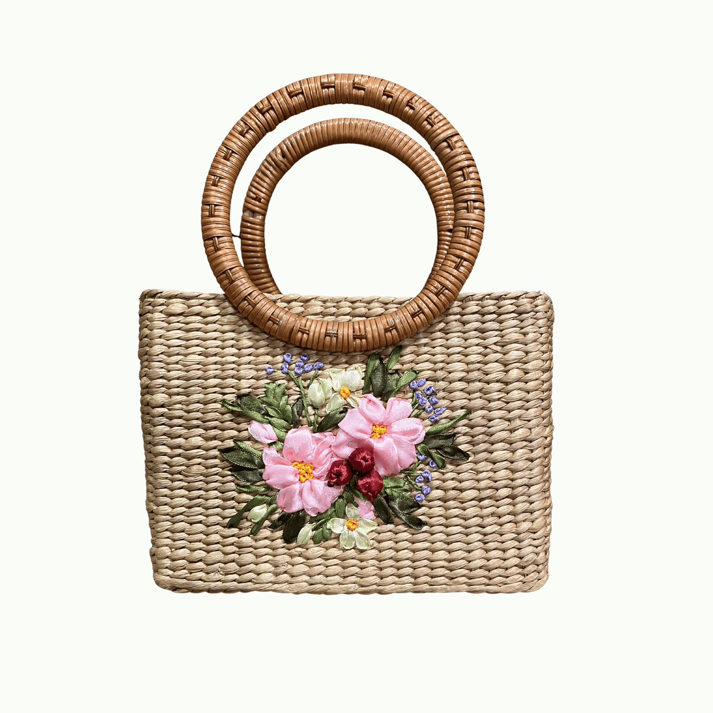 Handwoven Rattan Bamboo Bag (Túi Xách Mây Đan Tre)