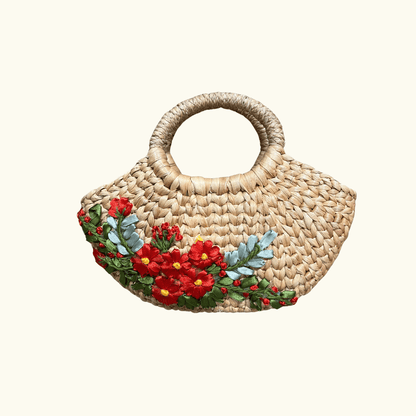 Handwoven Rattan Bamboo Bag (Túi Xách Mây Đan Tre)