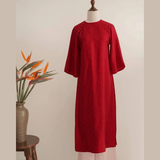 Vietnamese Traditional Ao Dai Set - Áo Dài Tu Hú