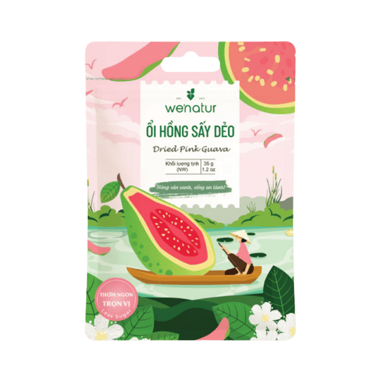 We’natur Soft Dried Pink Guava (Ổi Hồng Sấy Dẻo We’natur – 35g)
